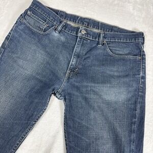 Levi's 511 Jean Mens 38X30 (37X30) Blue Slim Straight Mid Rise Dark Wash Stretch